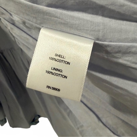 Blue and White Floral Kids Dress - Picture 6 of 7